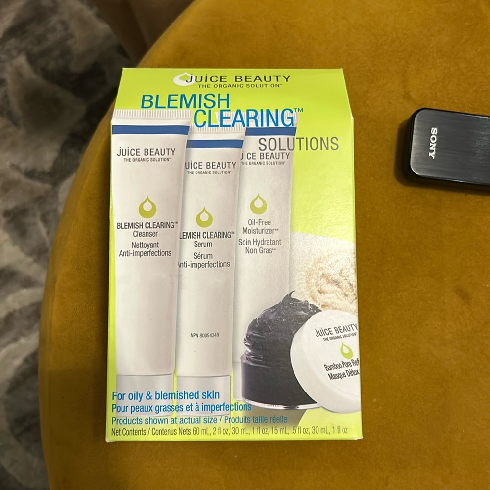 NEW Juice Beauty Blemish Clearing Solutions Kit